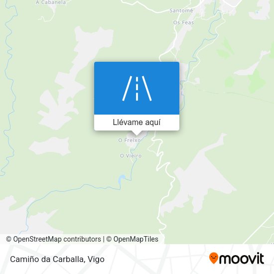 Mapa Camiño da Carballa