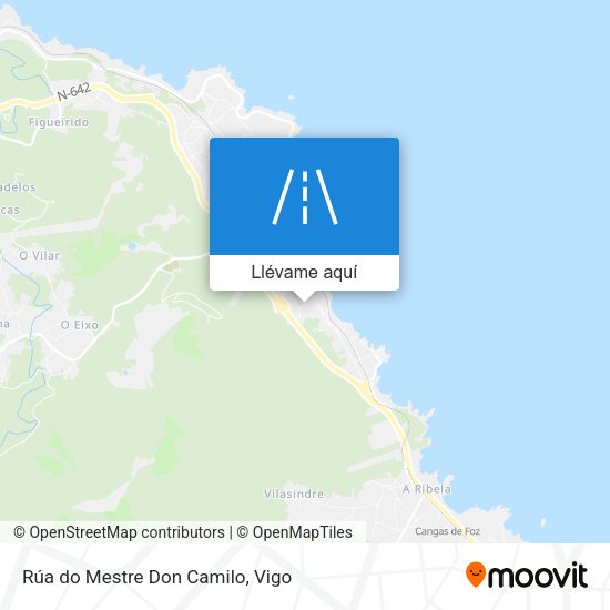 Mapa Rúa do Mestre Don Camilo