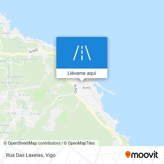 Mapa Rúa Das Laxelas