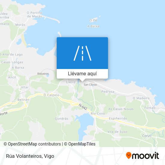 Mapa Rúa Volanteiros
