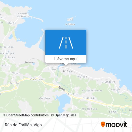 Mapa Rúa do Farillón