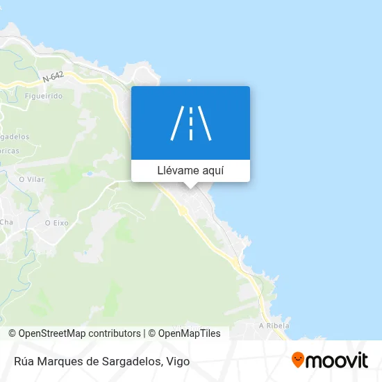 Mapa Rúa Marques de Sargadelos
