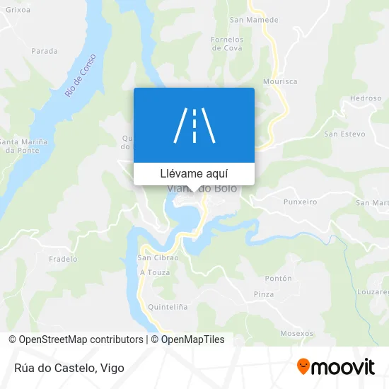 Mapa Rúa do Castelo