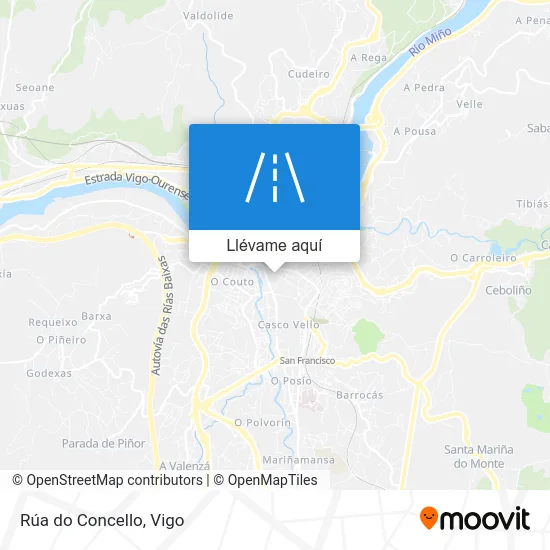 Mapa Rúa do Concello