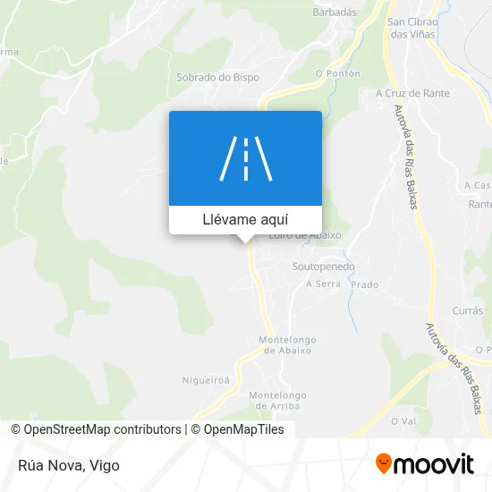 Mapa Rúa Nova