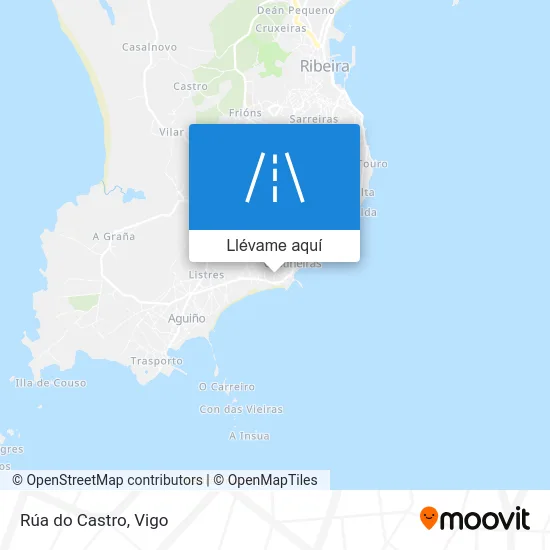 Mapa Rúa do Castro