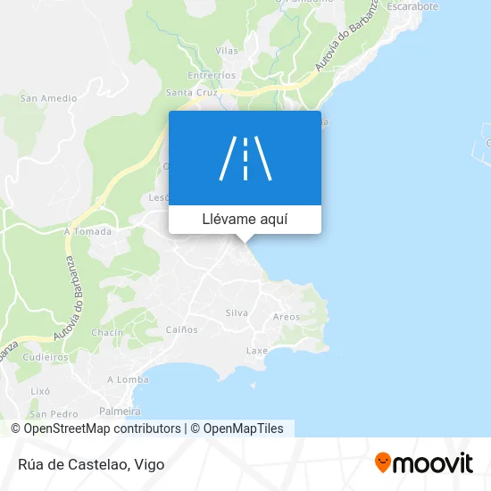 Mapa Rúa de Castelao