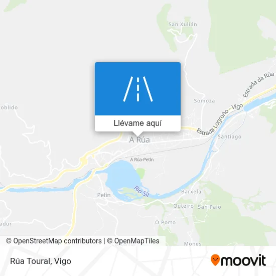 Mapa Rúa Toural