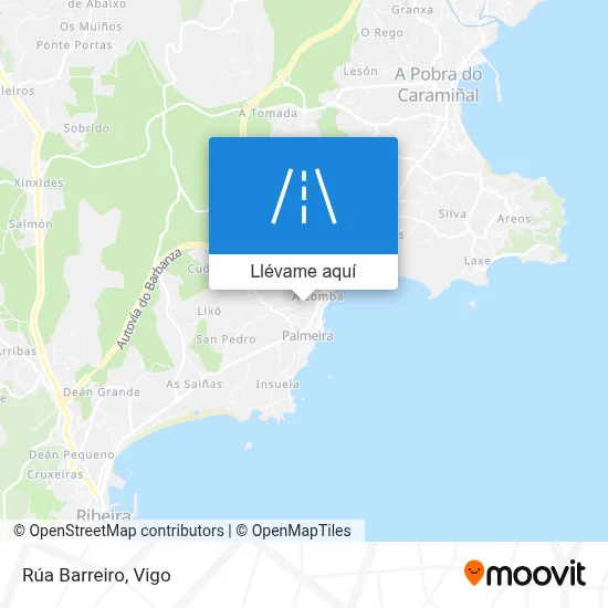 Mapa Rúa Barreiro