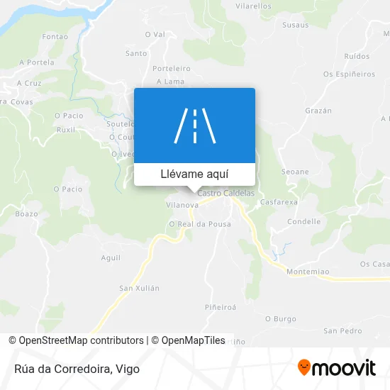 Mapa Rúa da Corredoira