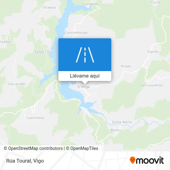 Mapa Rúa Toural