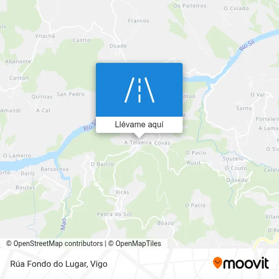 Mapa Rúa Fondo do Lugar