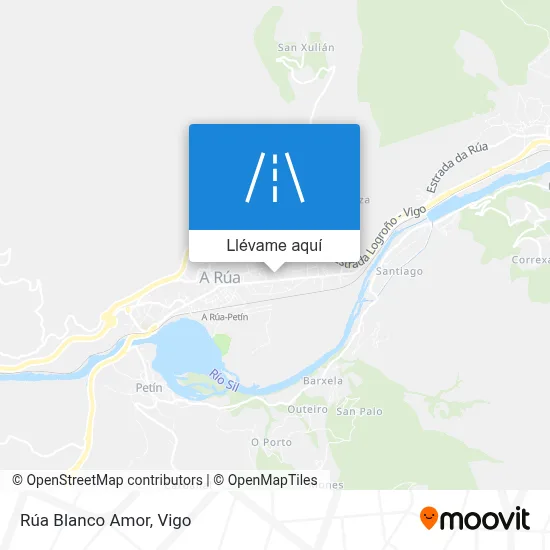 Mapa Rúa Blanco Amor