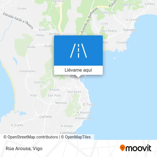 Mapa Rúa Arousa