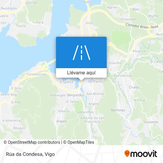 Mapa Rúa da Condesa