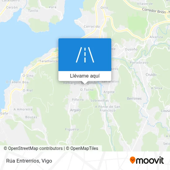 Mapa Rúa Entrerríos