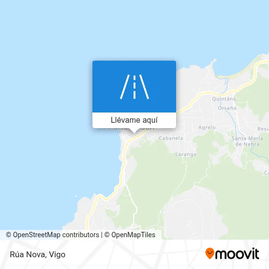 Mapa Rúa Nova