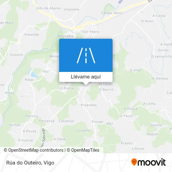 Mapa Rúa do Outeiro