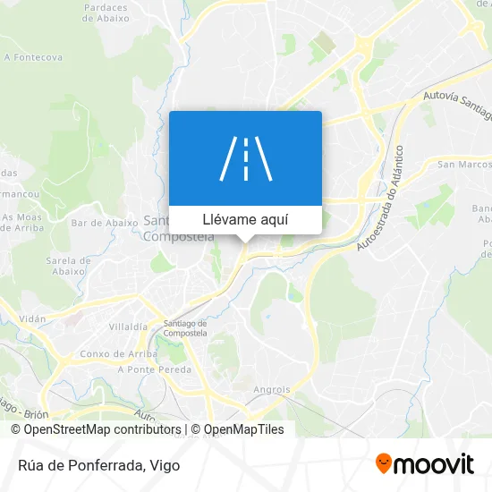 Mapa Rúa de Ponferrada