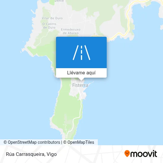 Mapa Rúa Carrasqueira