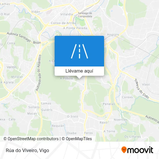 Mapa Rúa do Viveiro