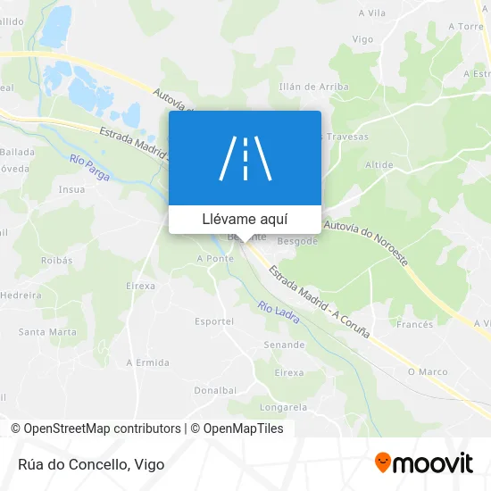 Mapa Rúa do Concello