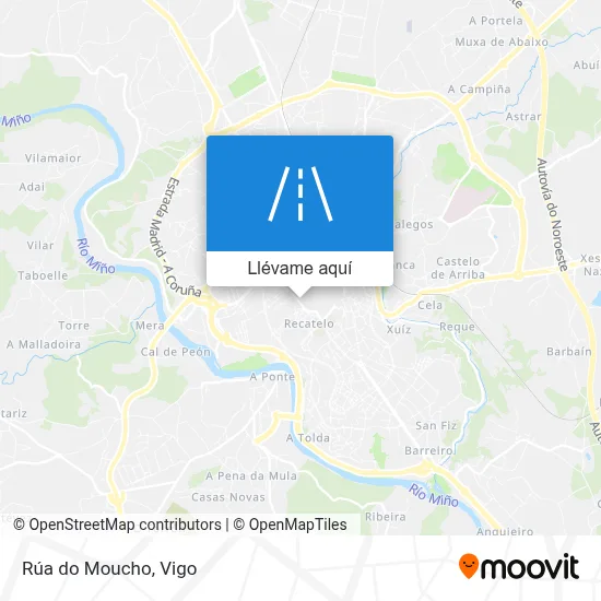 Mapa Rúa do Moucho