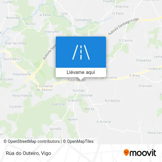 Mapa Rúa do Outeiro