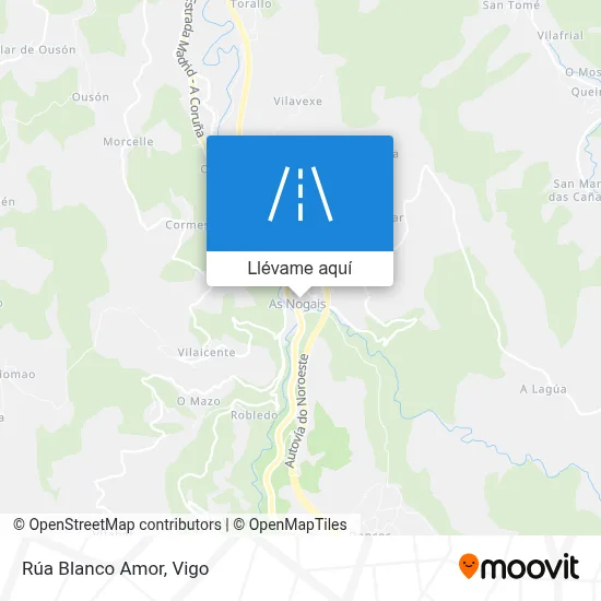 Mapa Rúa Blanco Amor