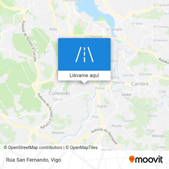 Mapa Rúa San Fernando