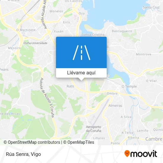 Mapa Rúa Senra
