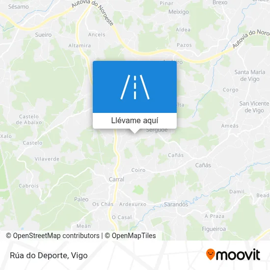 Mapa Rúa do Deporte