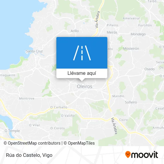 Mapa Rúa do Castelo