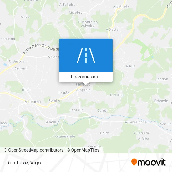 Mapa Rúa Laxe