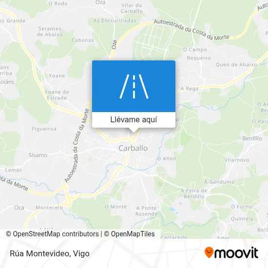 Mapa Rúa Montevideo