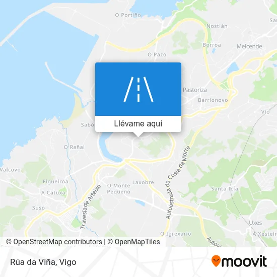 Mapa Rúa da Viña