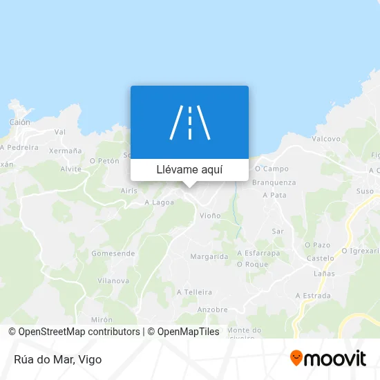 Mapa Rúa do Mar