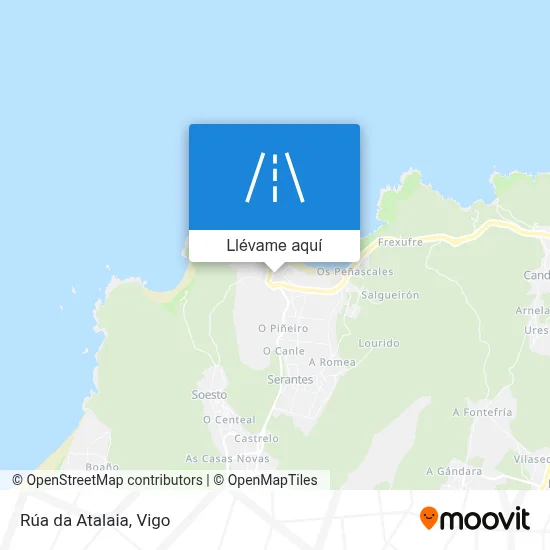 Mapa Rúa da Atalaia