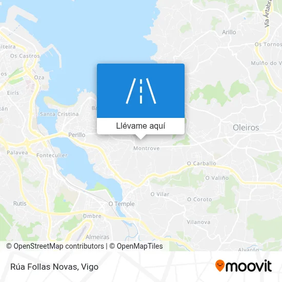Mapa Rúa Follas Novas