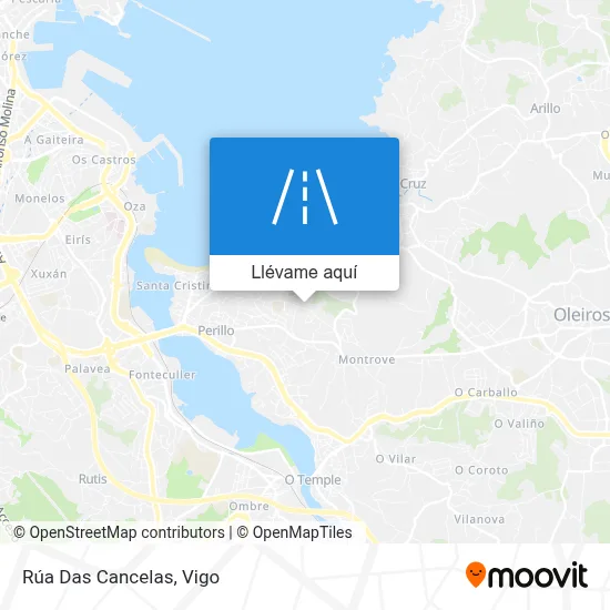 Mapa Rúa Das Cancelas
