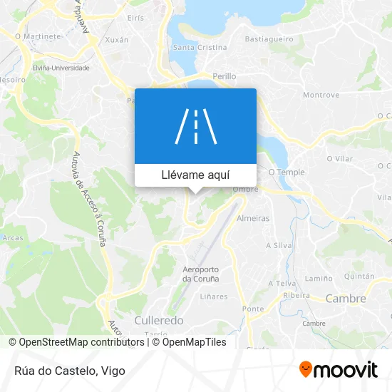 Mapa Rúa do Castelo