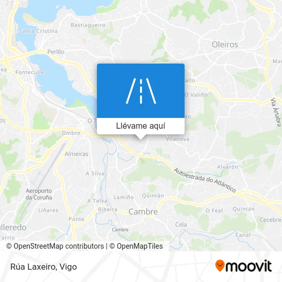 Mapa Rúa Laxeiro