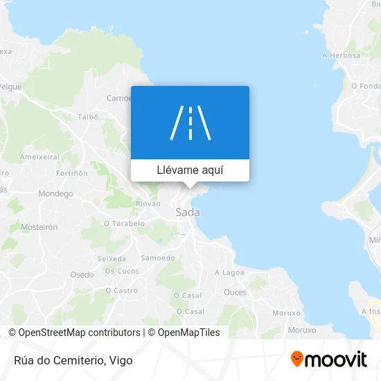 Mapa Rúa do Cemiterio