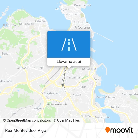 Mapa Rúa Montevideo