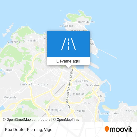 Mapa Rúa Doutor Fleming