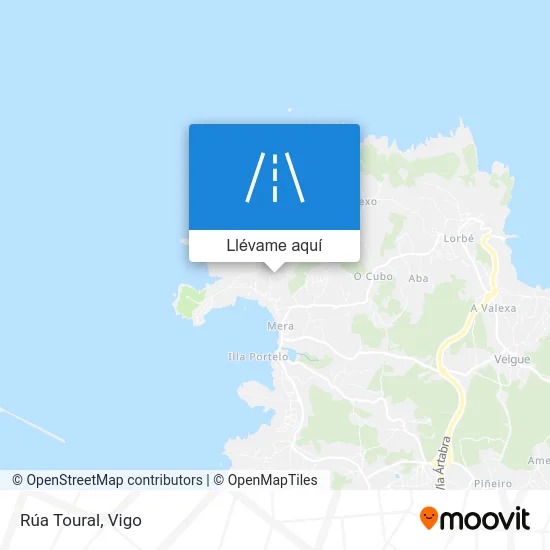 Mapa Rúa Toural