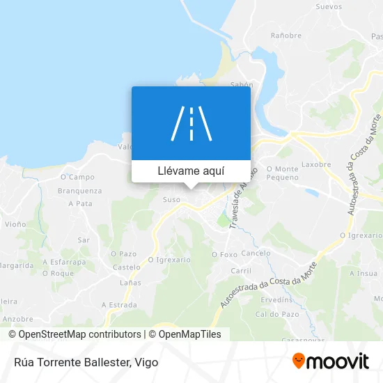 Mapa Rúa Torrente Ballester