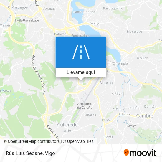 Mapa Rúa Luís Seoane