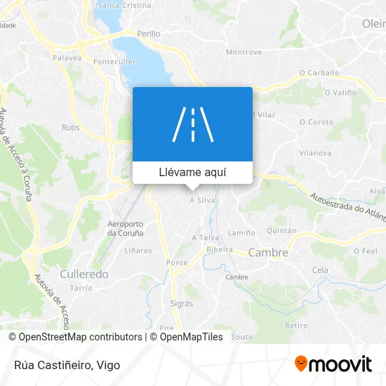 Mapa Rúa Castiñeiro