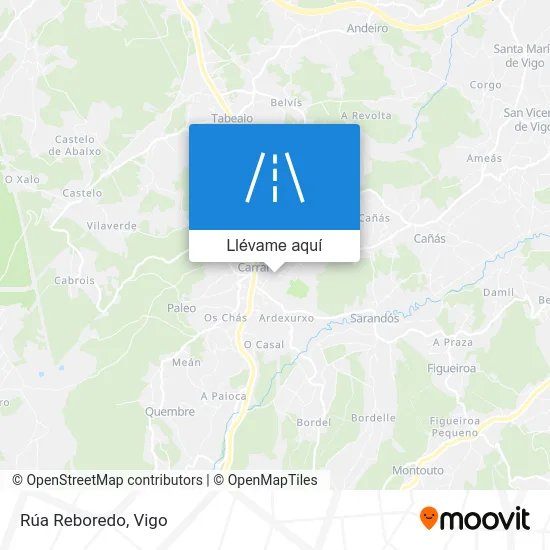 Mapa Rúa Reboredo